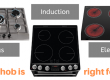 gas , electric induction hobs installation