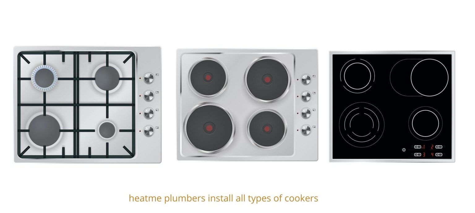 Gas, Electric and Induction Cooker Installation HeatMePlumbers